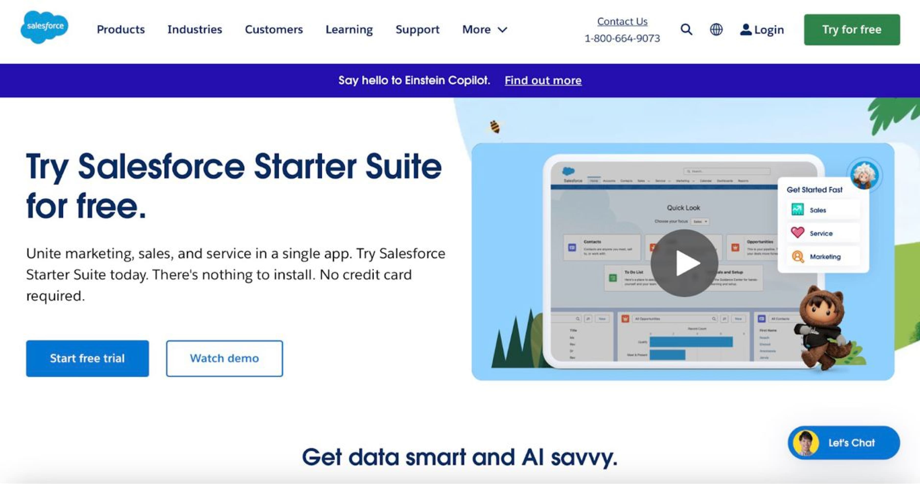 Salesforce as a SaaS business model example